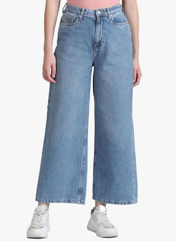 Pure cotton jeans for women